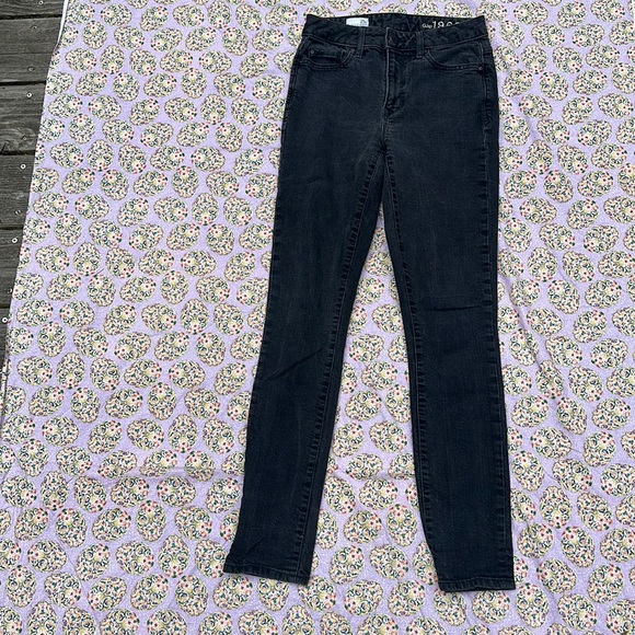 Gap high rise skinny jeans black size 25r - Picture 2 of 10